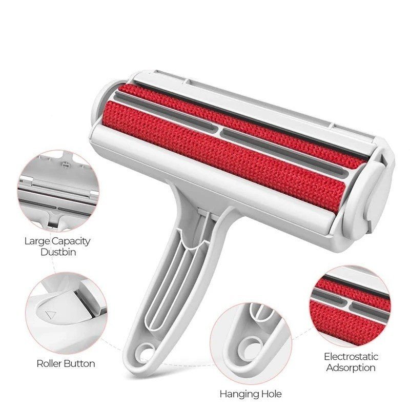 Chom Chom Roller Pet Hair Remover and Reusable Lint Roller Chomchom Cat,Dog Pet
