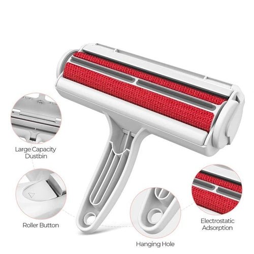 Chom Chom Roller Pet Hair Remover and Reusable Lint Roller Chomchom Cat,Dog Pet